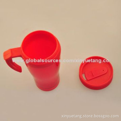 2014 New Design Promotional Lower Price PP High-quality 400mL Plastic Cup with SGS, FDA, LFGB Marks